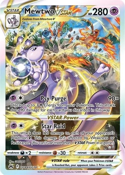 Mewtwo VSTAR (GG44/GG70) [Sword & Shield: Crown Zenith] | Game Master's Emporium (The New GME)