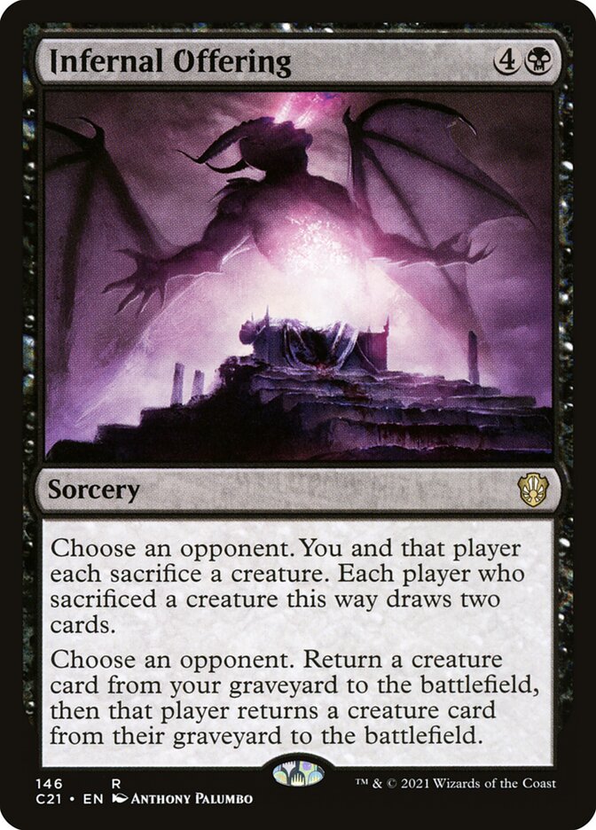 Infernal Offering [Commander 2021] | Game Master's Emporium (The New GME)