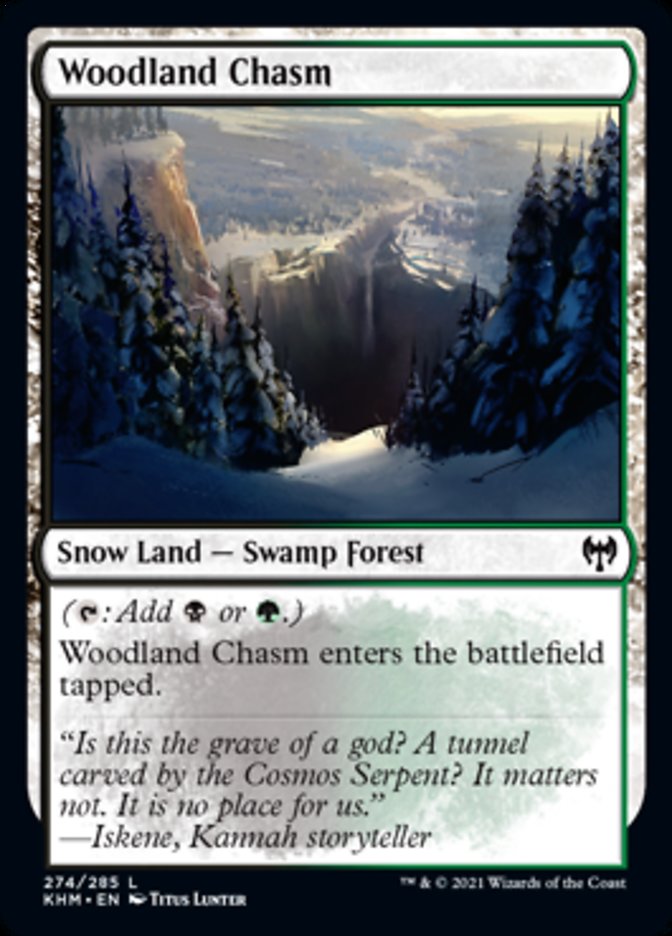 Woodland Chasm [Kaldheim] | Game Master's Emporium (The New GME)