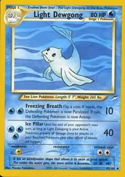 Light Dewgong (45/105) [Neo Destiny Unlimited] | Game Master's Emporium (The New GME)