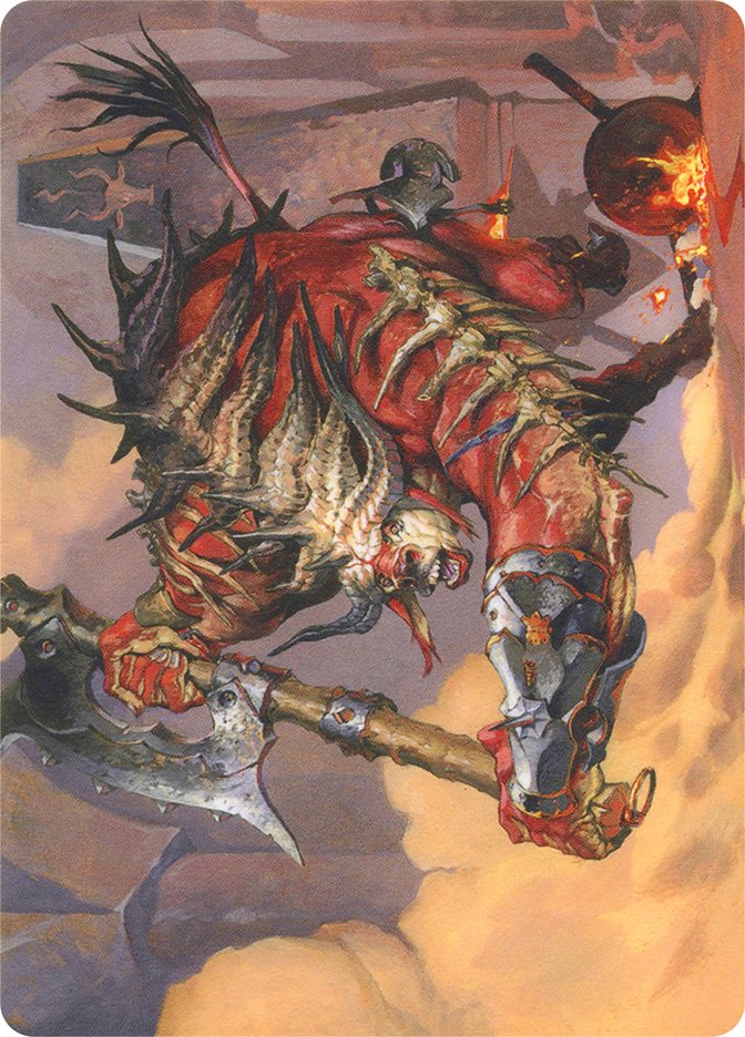 Spinehorn Minotaur // Spinehorn Minotaur [Modern Horizons Art Series] | Game Master's Emporium (The New GME)