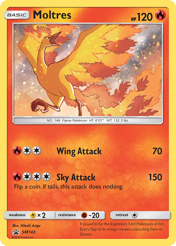 Moltres (SM143) [Sun & Moon: Black Star Promos] | Game Master's Emporium (The New GME)