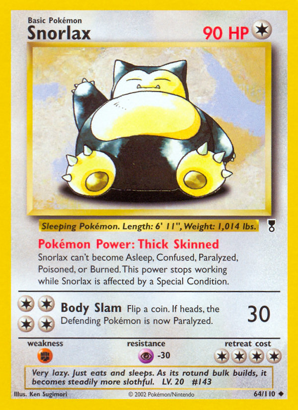 Snorlax (64/110) [Legendary Collection] | Game Master's Emporium (The New GME)