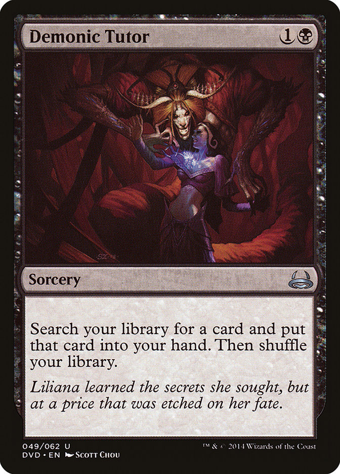 Demonic Tutor (Divine vs. Demonic) [Duel Decks Anthology] | Game Master's Emporium (The New GME)
