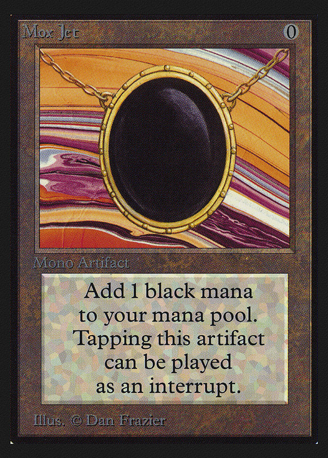 Mox Jet (Black Stone) [International Collectors' Edition] | Game Master's Emporium (The New GME)