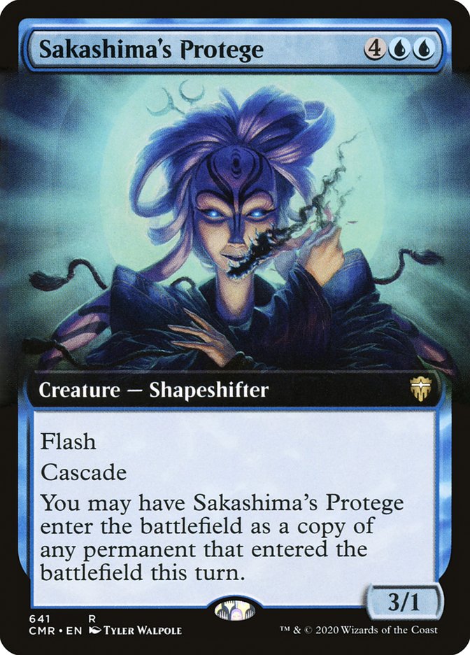 Sakashima's Protege (Extended Art) [Commander Legends] | Game Master's Emporium (The New GME)