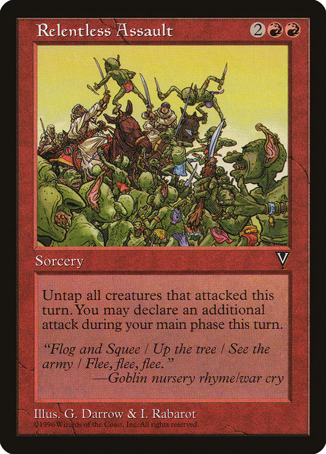 Relentless Assault [Visions] | Game Master's Emporium (The New GME)