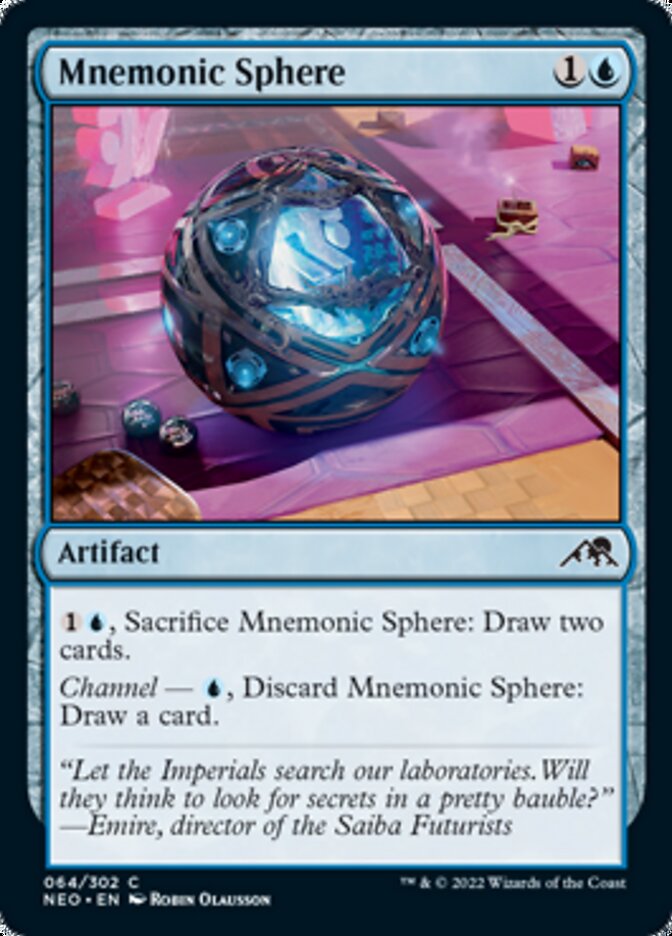 Mnemonic Sphere [Kamigawa: Neon Dynasty] | Game Master's Emporium (The New GME)