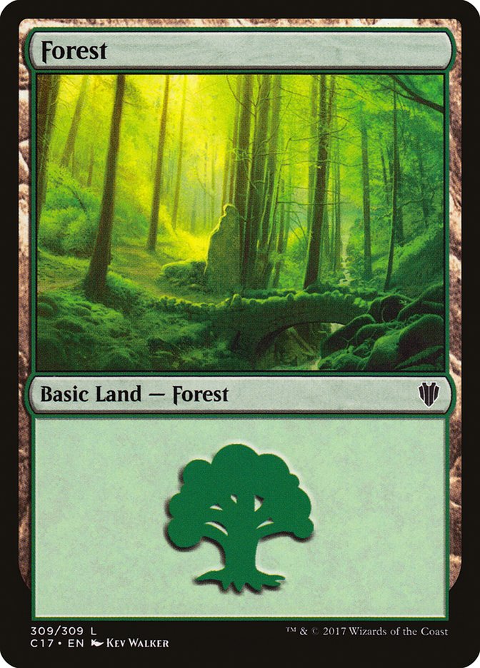 Forest (309) [Commander 2017] | Game Master's Emporium (The New GME)