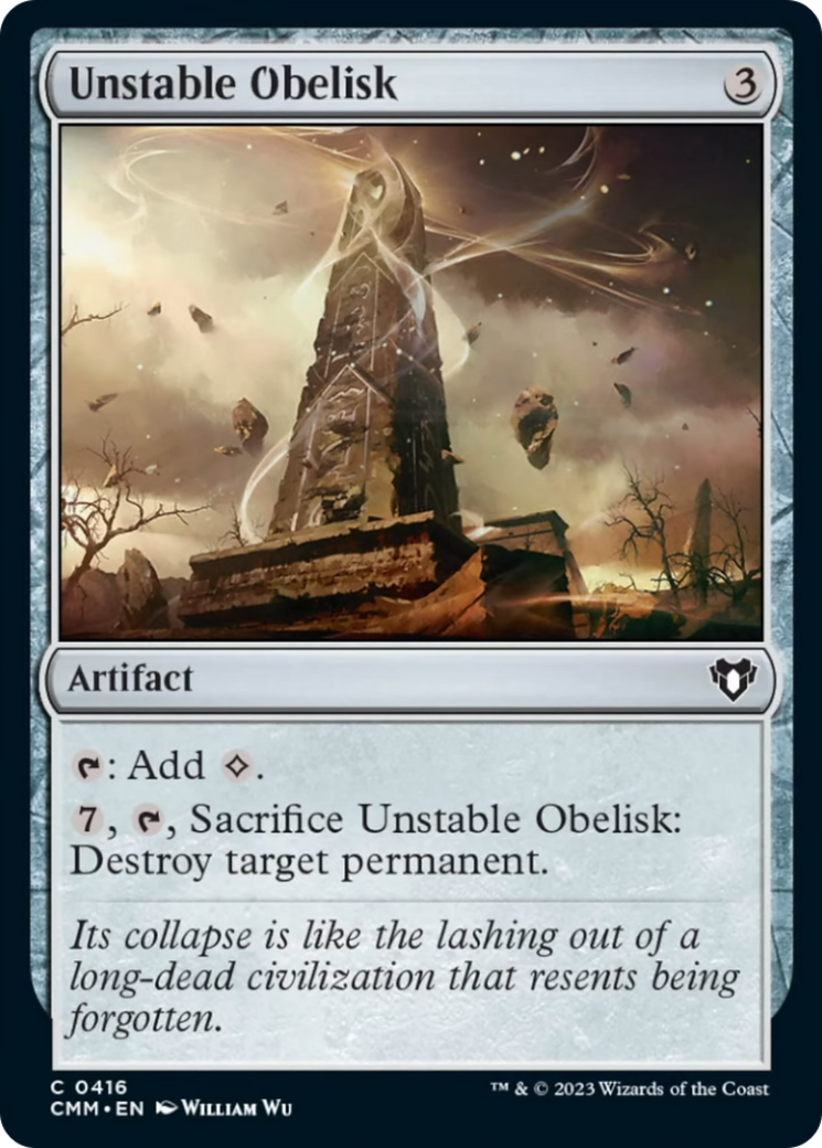 Unstable Obelisk [Commander Masters] | Game Master's Emporium (The New GME)