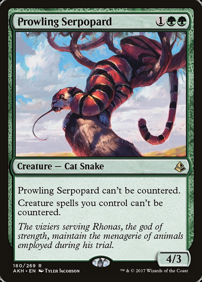 Prowling Serpopard [Amonkhet] | Game Master's Emporium (The New GME)