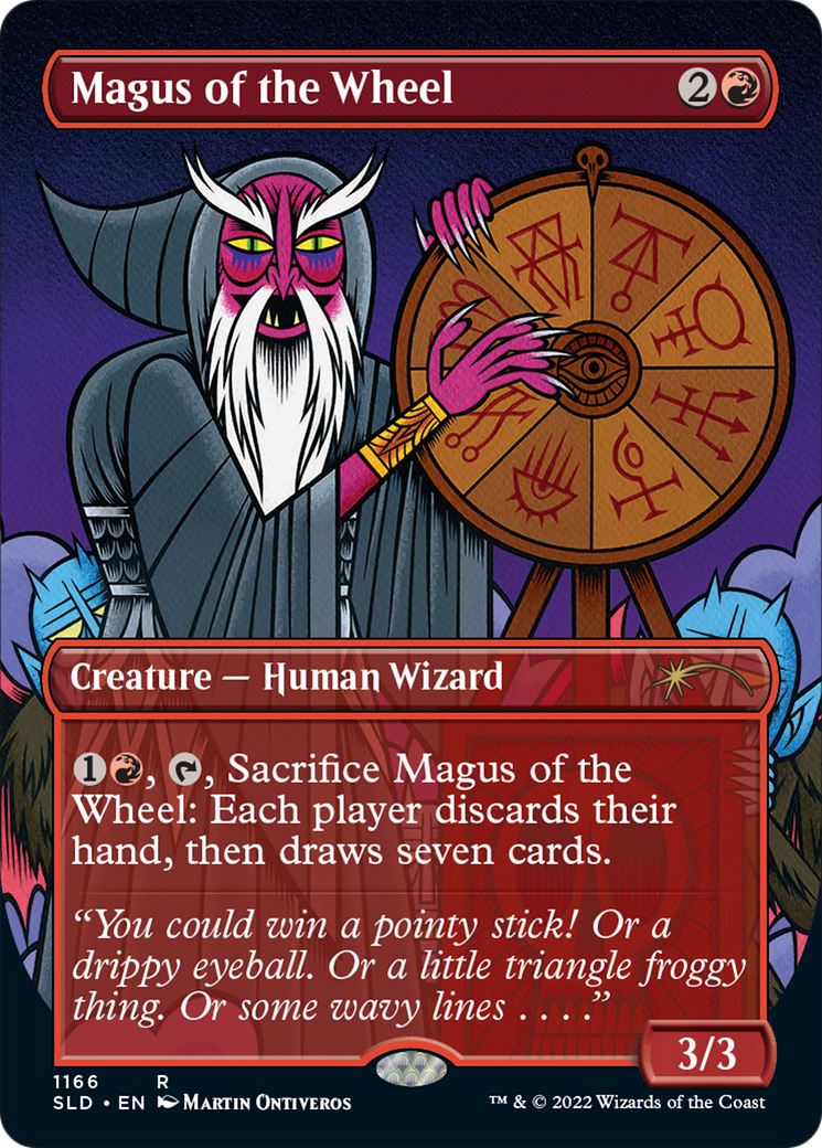 Magus of the Wheel (Borderless) [Secret Lair Drop Series] | Game Master's Emporium (The New GME)