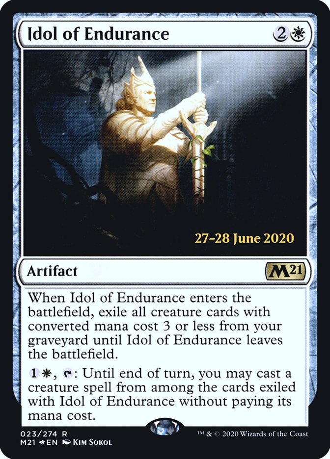 Idol of Endurance [Core Set 2021 Prerelease Promos] | Game Master's Emporium (The New GME)