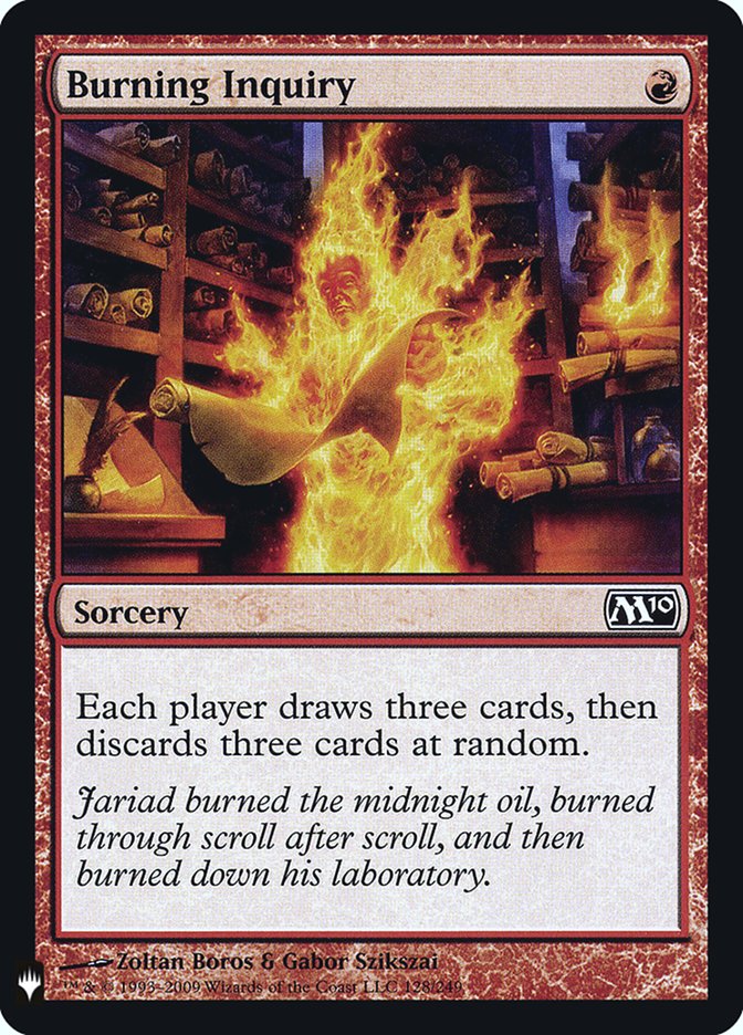 Burning Inquiry [Mystery Booster] | Game Master's Emporium (The New GME)