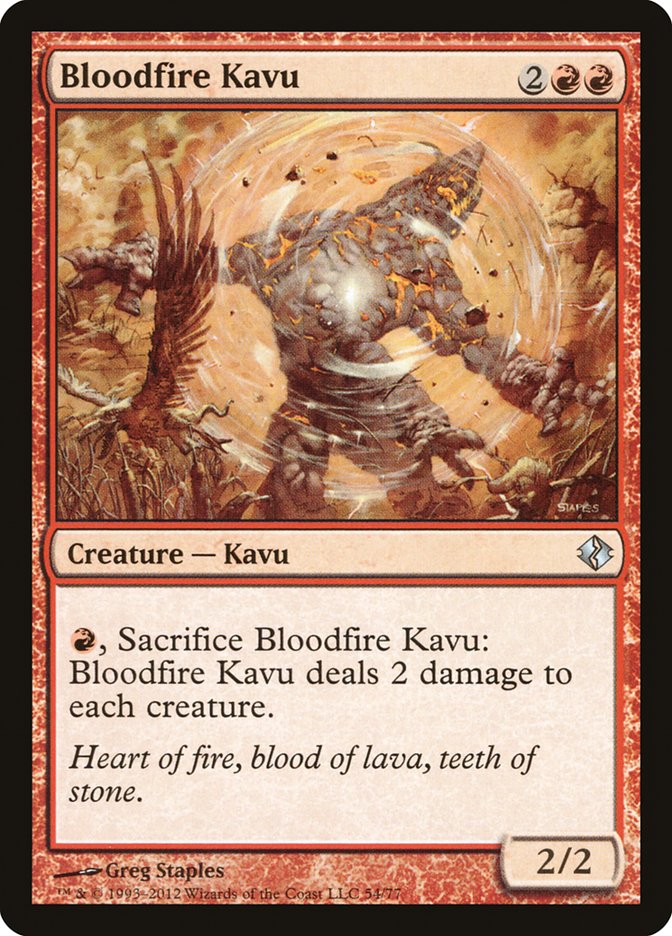 Bloodfire Kavu [Duel Decks: Venser vs. Koth] | Game Master's Emporium (The New GME)