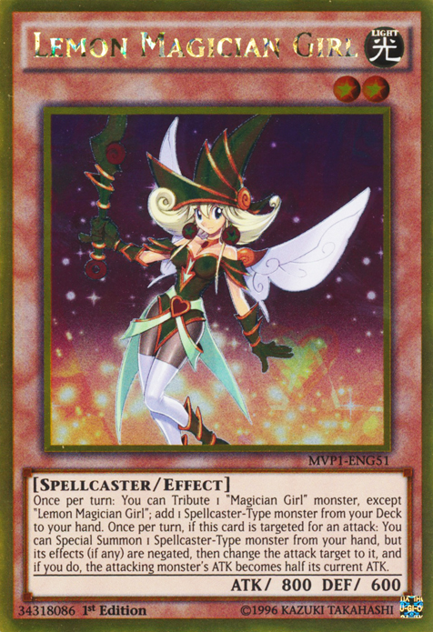 Lemon Magician Girl [MVP1-ENG51] Gold Rare | Game Master's Emporium (The New GME)