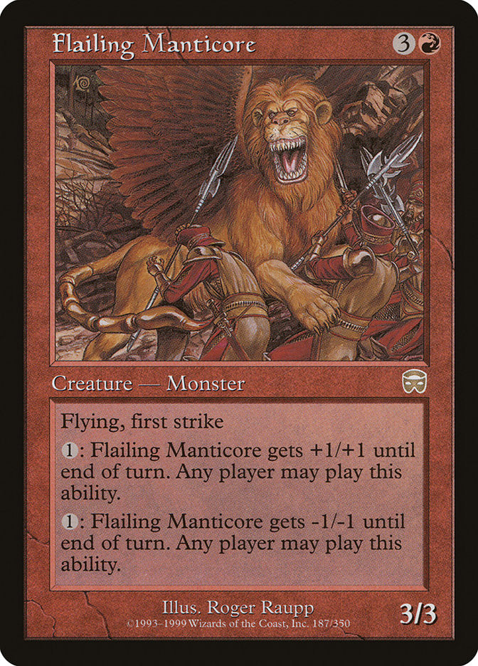 Flailing Manticore [Mercadian Masques] | Game Master's Emporium (The New GME)