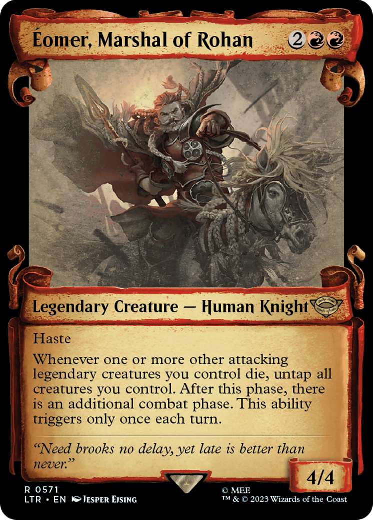 Eomer, Marshal of Rohan [The Lord of the Rings: Tales of Middle-Earth Showcase Scrolls] | Game Master's Emporium (The New GME)