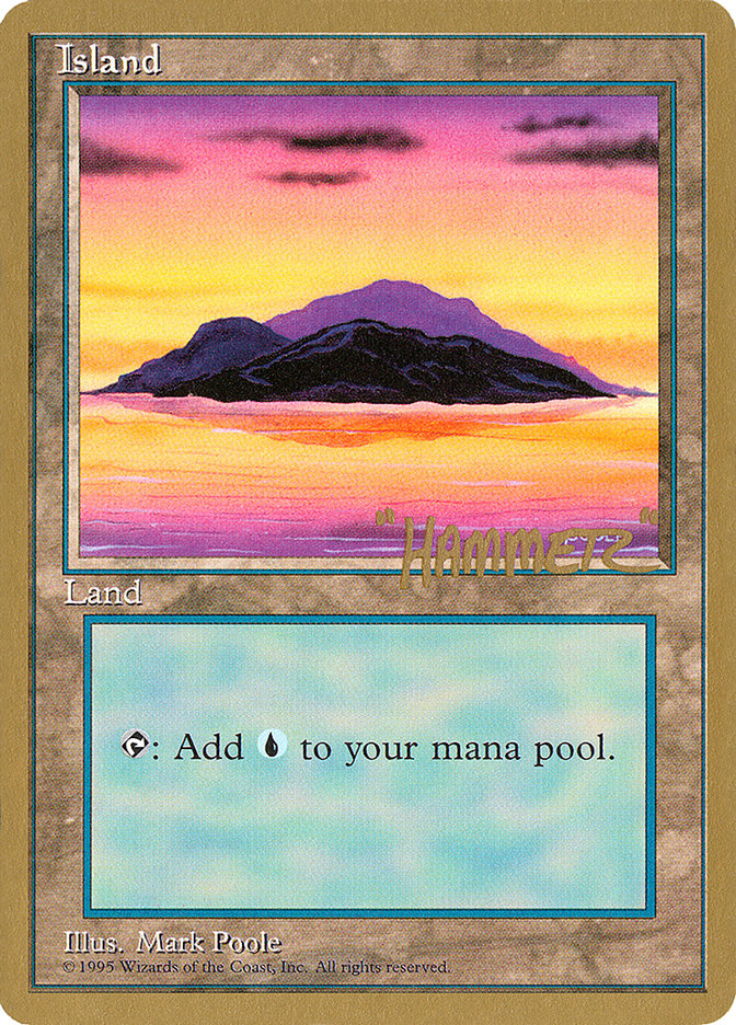 Island (shr368) (Shawn "Hammer" Regnier) [Pro Tour Collector Set] | Game Master's Emporium (The New GME)