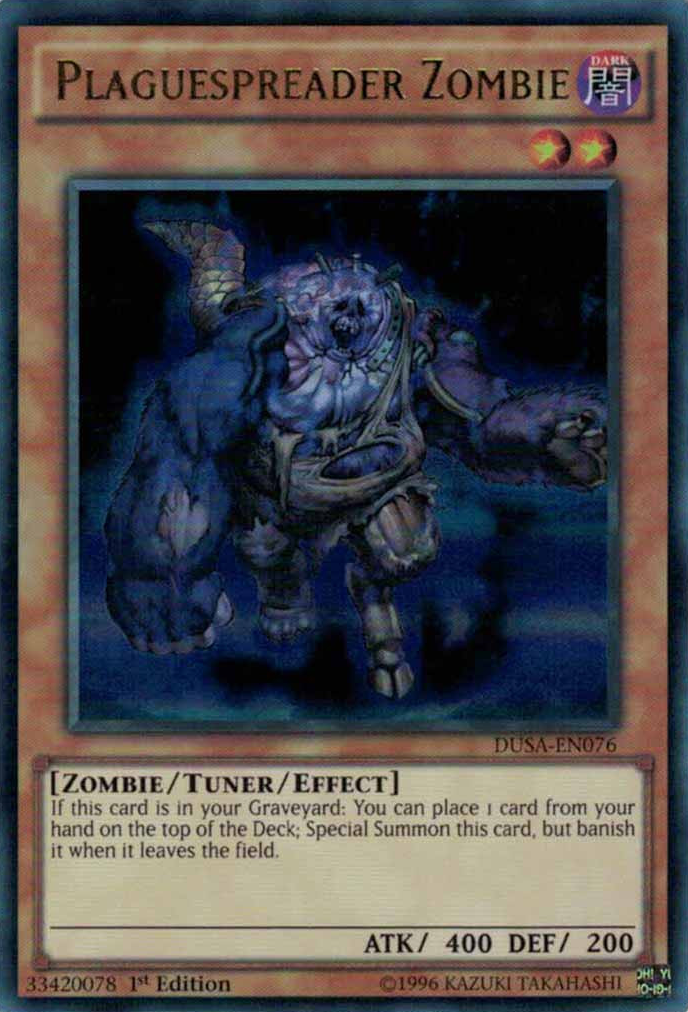 Plaguespreader Zombie [DUSA-EN076] Ultra Rare | Game Master's Emporium (The New GME)