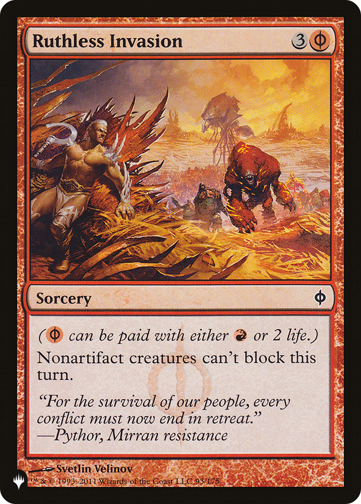 Ruthless Invasion [The List] | Game Master's Emporium (The New GME)