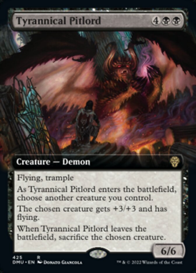 Tyrannical Pitlord (Extended Art) [Dominaria United] | Game Master's Emporium (The New GME)