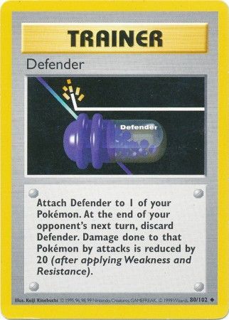 Defender (80/102) [Base Set Shadowless Unlimited] | Game Master's Emporium (The New GME)