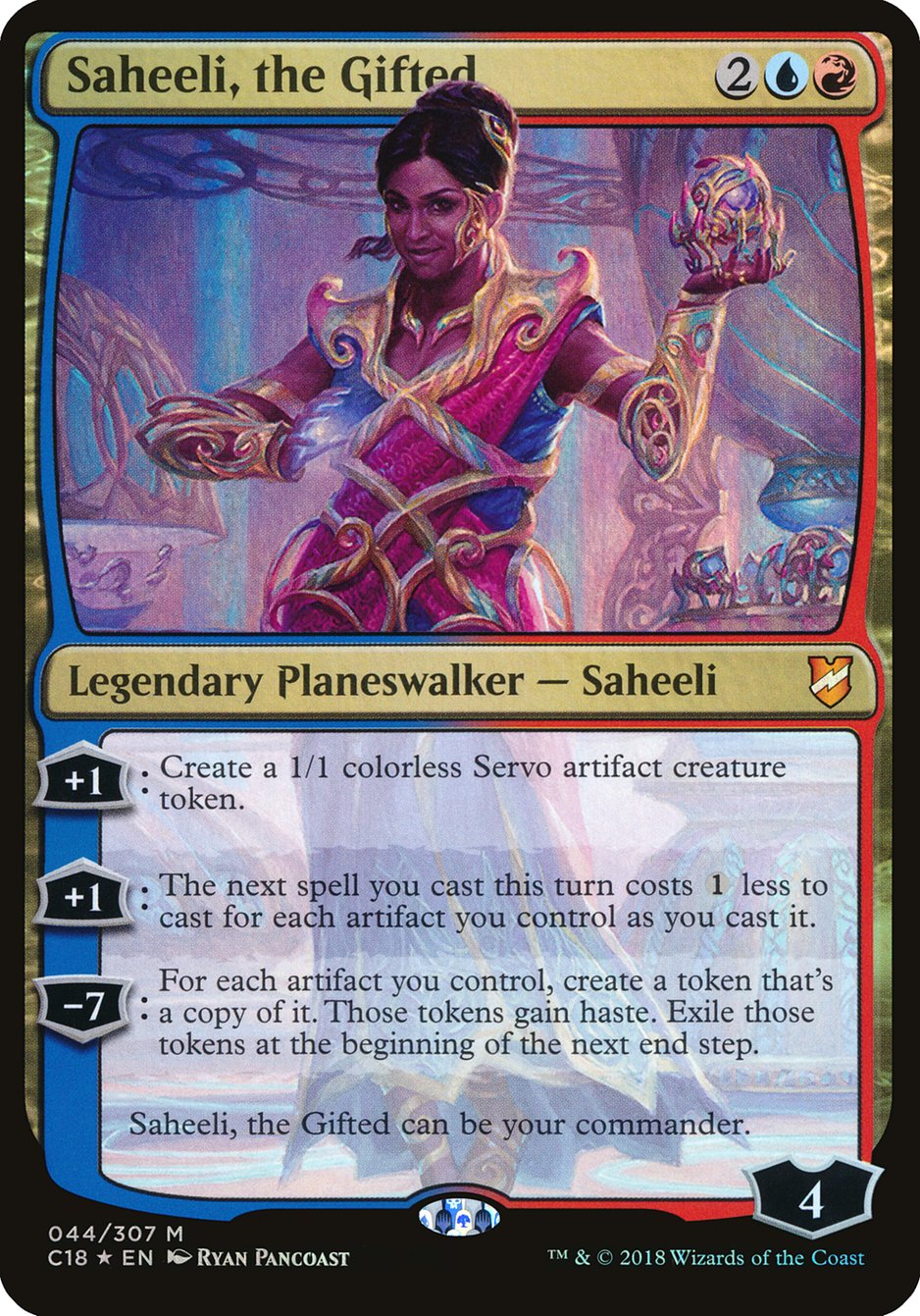 Saheeli, the Gifted (Oversized) [Commander 2018 Oversized] | Game Master's Emporium (The New GME)