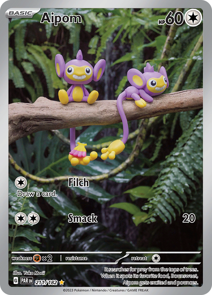 Aipom (211/182) [Scarlet & Violet: Paradox Rift] | Game Master's Emporium (The New GME)