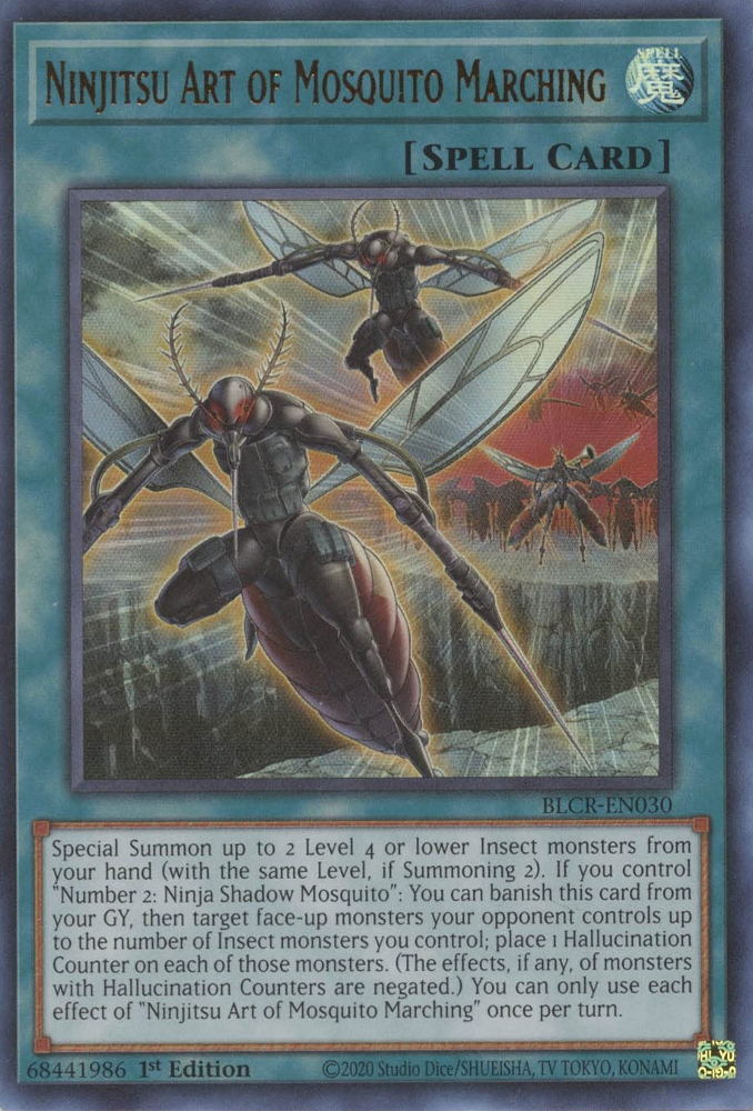 Ninjitsu Art of Mosquito Marching [BLCR-EN030] Ultra Rare | Game Master's Emporium (The New GME)