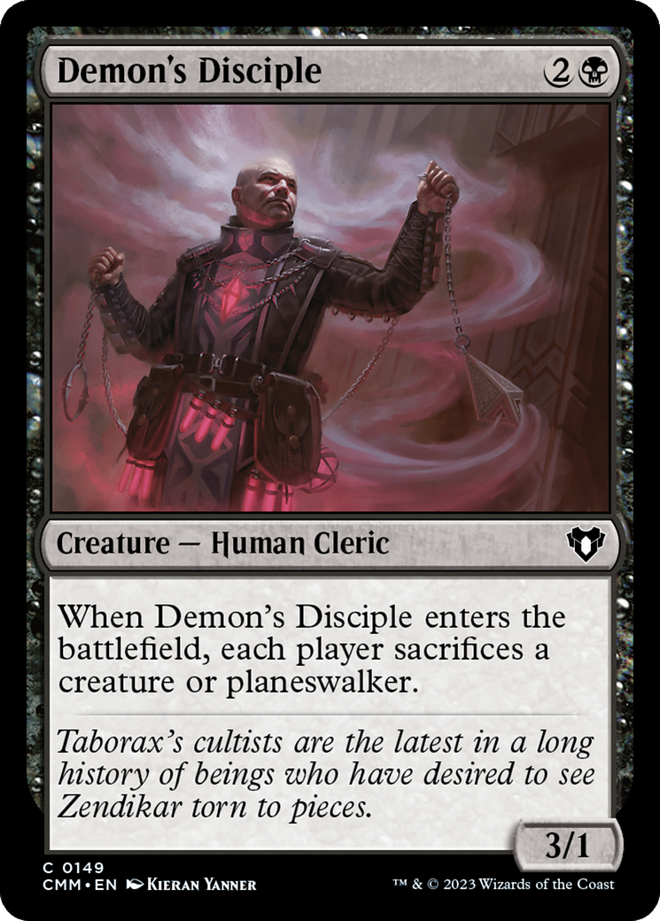 Demon's Disciple [Commander Masters] | Game Master's Emporium (The New GME)