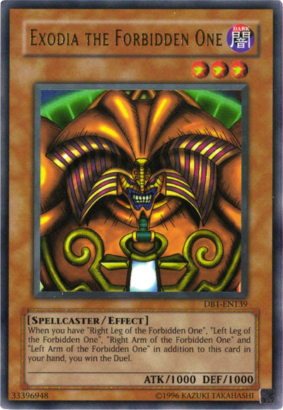 Exodia the Forbidden One [DB1-EN139] Ultra Rare | Game Master's Emporium (The New GME)