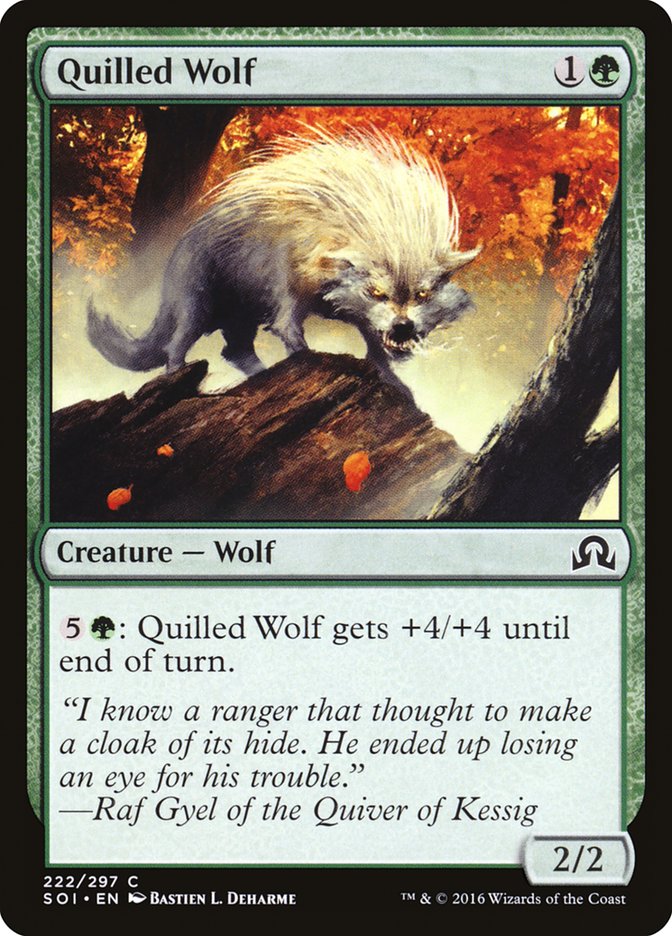 Quilled Wolf [Shadows over Innistrad] | Game Master's Emporium (The New GME)