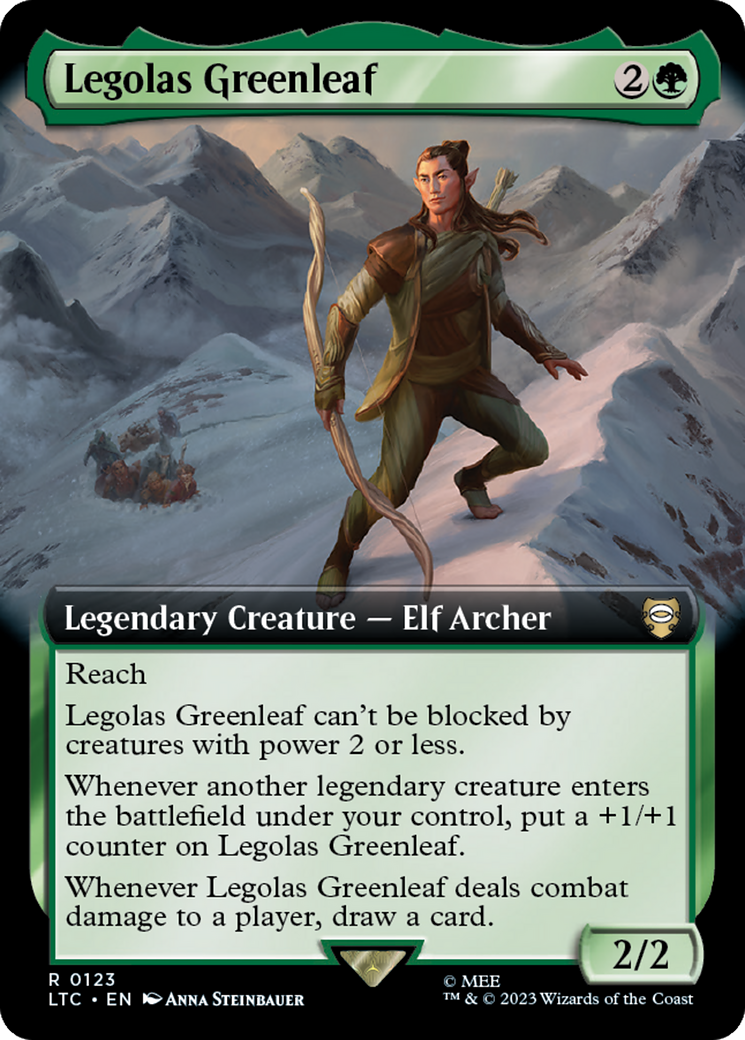 Legolas Greenleaf (Extended Art) [The Lord of the Rings: Tales of Middle-Earth Commander] | Game Master's Emporium (The New GME)