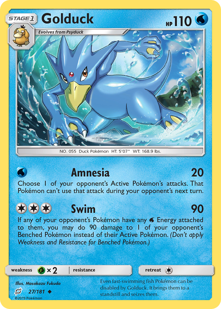Golduck (27/181) [Sun & Moon: Team Up] | Game Master's Emporium (The New GME)