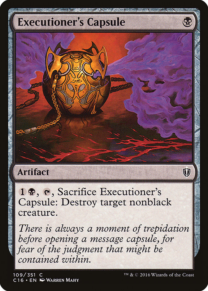 Executioner's Capsule [Commander 2016] | Game Master's Emporium (The New GME)
