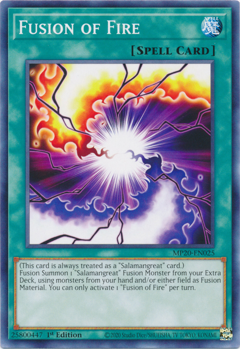Fusion of Fire [MP20-EN025] Common | Game Master's Emporium (The New GME)