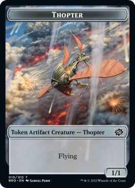 Myr // Thopter (010) Double-Sided Token [The Brothers' War Commander Tokens] | Game Master's Emporium (The New GME)