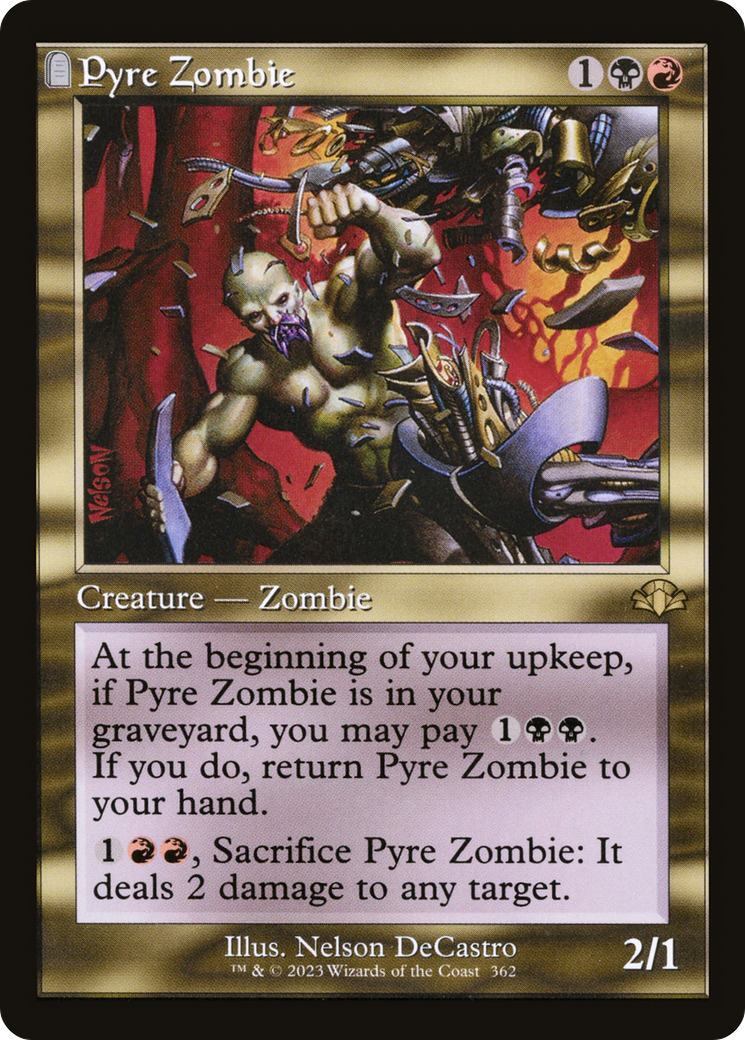 Pyre Zombie (Retro) [Dominaria Remastered] | Game Master's Emporium (The New GME)