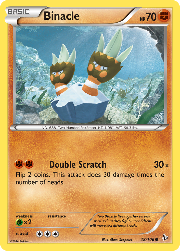 Binacle (48/106) [XY: Flashfire] | Game Master's Emporium (The New GME)