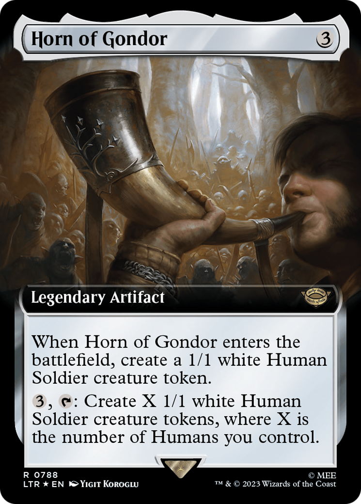 Horn of Gondor (Extended Art) (Surge Foil) [The Lord of the Rings: Tales of Middle-Earth] | Game Master's Emporium (The New GME)