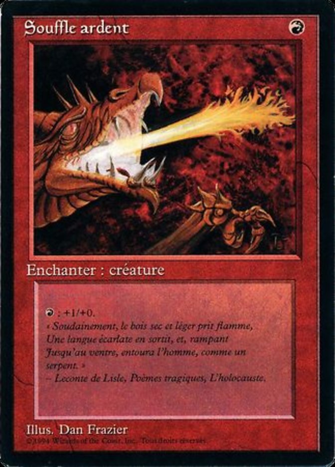 Firebreathing [Foreign Black Border] | Game Master's Emporium (The New GME)