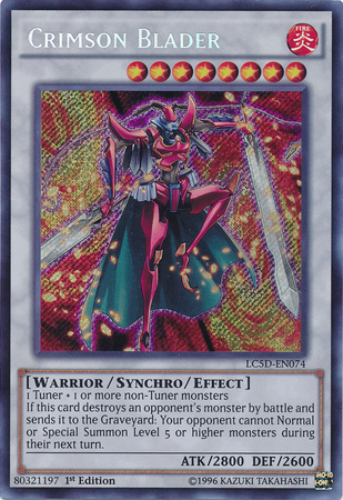 Crimson Blader [LC5D-EN074] Secret Rare | Game Master's Emporium (The New GME)