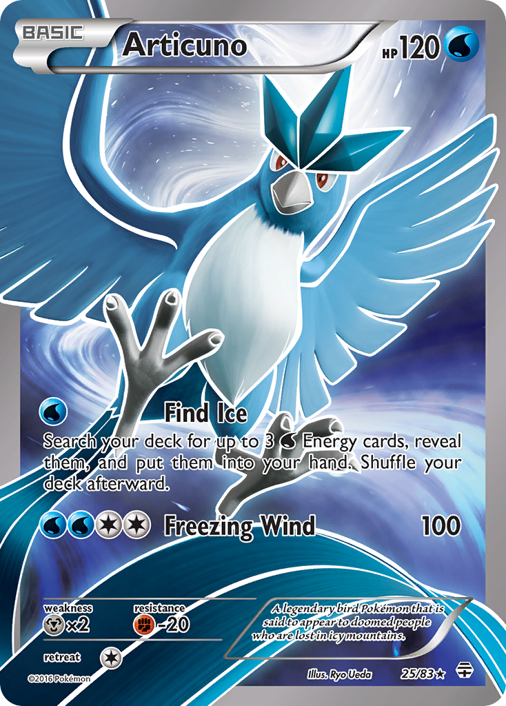 Articuno (25/83) [XY: Generations] | Game Master's Emporium (The New GME)