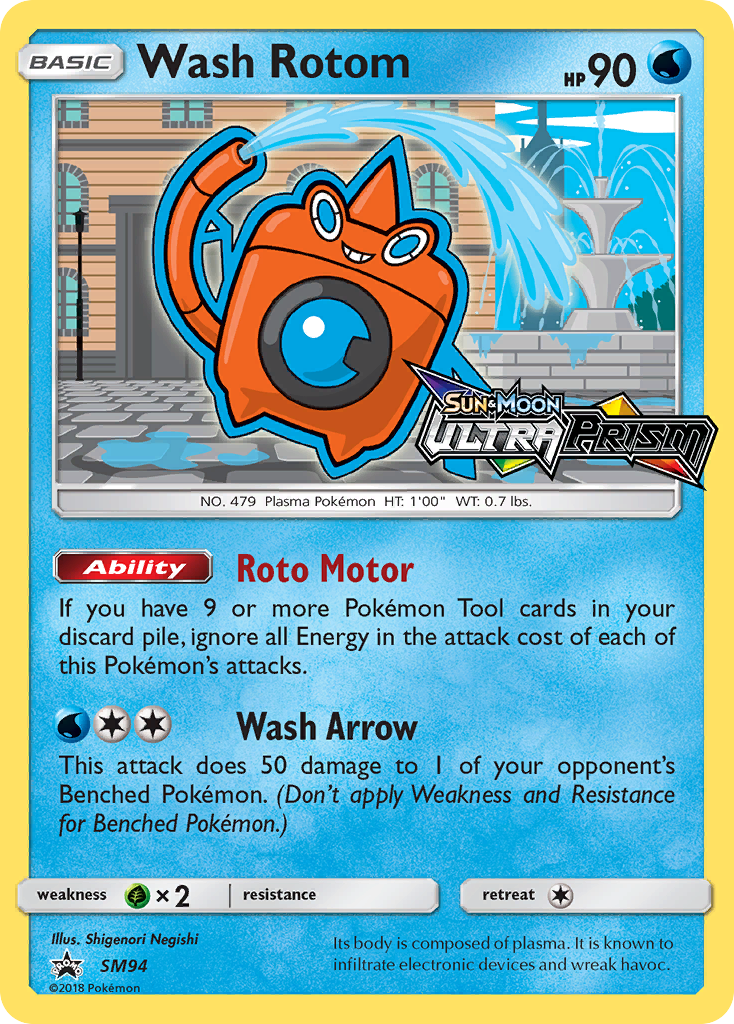 Wash Rotom (SM94) [Sun & Moon: Black Star Promos] | Game Master's Emporium (The New GME)