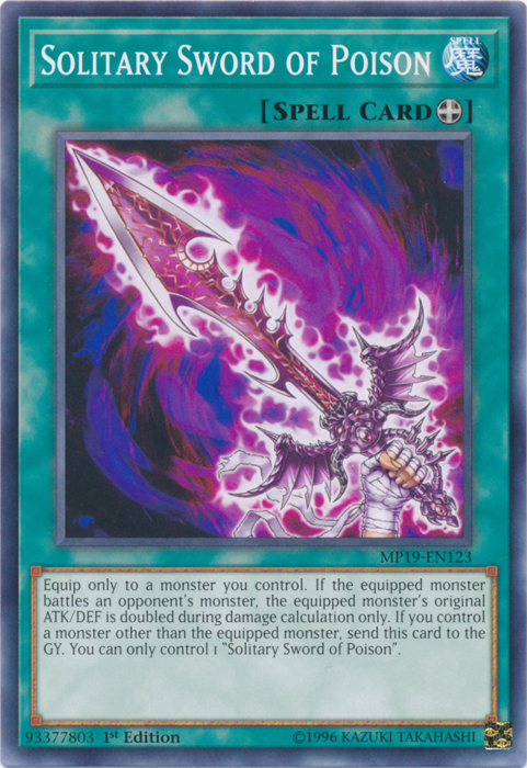 Solitary Sword of Poison [MP19-EN123] Common | Game Master's Emporium (The New GME)