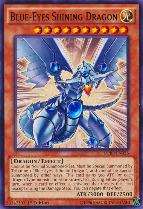 Blue-Eyes Shining Dragon [DPRP-EN026] Common | Game Master's Emporium (The New GME)