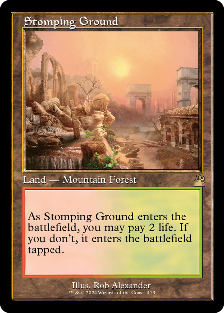 Stomping Ground (Retro) [Ravnica Remastered] | Game Master's Emporium (The New GME)