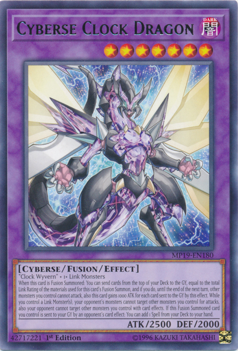 Cyberse Clock Dragon [MP19-EN180] Rare | Game Master's Emporium (The New GME)