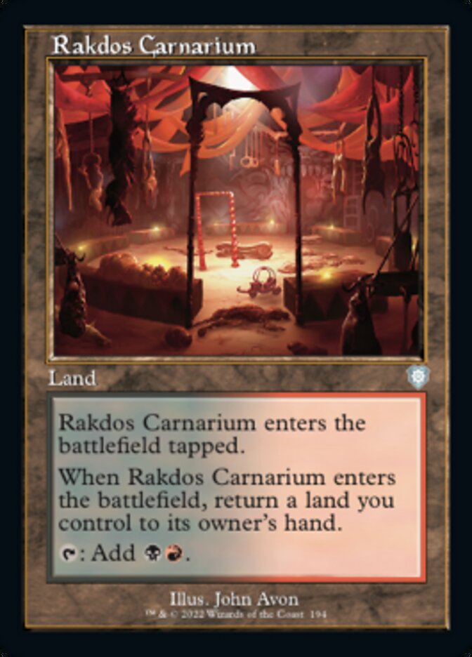 Rakdos Carnarium (Retro) [The Brothers' War Commander] | Game Master's Emporium (The New GME)